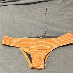 Jolyn Mango and White Striped Softy II Bikini Bottom